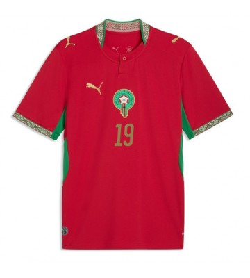 Marokko Youssef En-Nesyri #19 Hjemmebanetrøje VM 2026 Kortærmet